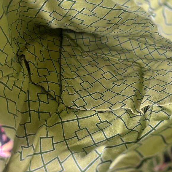 Vera Bradley Botanica Retired Backsack Drawstring Backpack - Picture 8 of 9